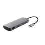 Hub USB Type-C TRUST 25672 — HDMI, RJ-45, USB 3.2 Gen 1 Type-A/Type-C, SD/MicroSD, szary