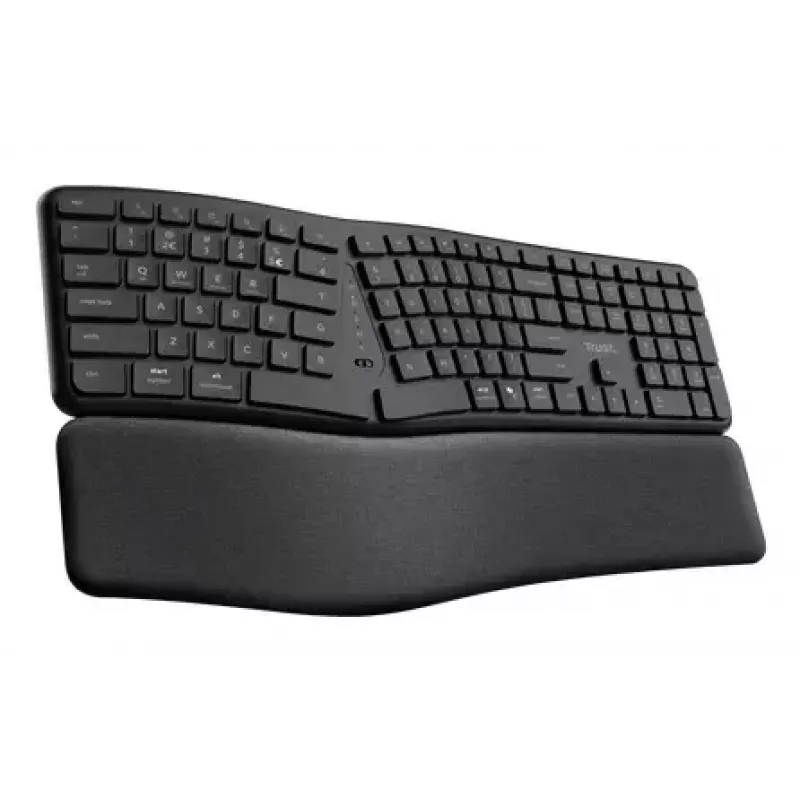 Klawiatura bezprzewodowa Trust Keyra Ergonomic na wiele urządzeń