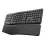 Klawiatura bezprzewodowa Trust Keyra Ergonomic na wiele urządzeń