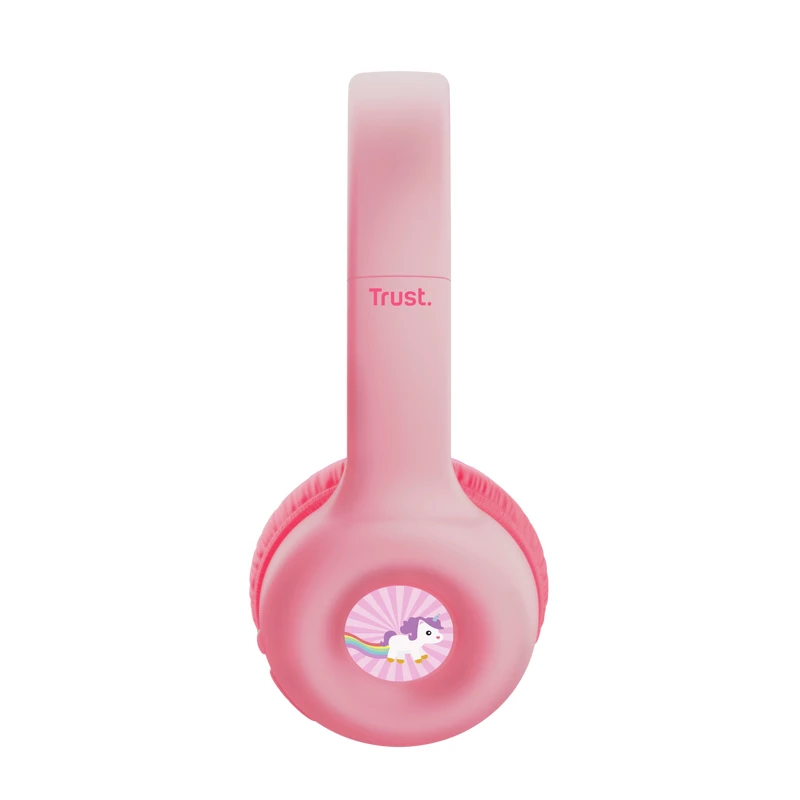 Trust Nouna, przewodowy i bezprzewodowy, połączenia/muzyka, 20 - 20000 Hz, 134 g, zestaw słuchawkowy, różowy