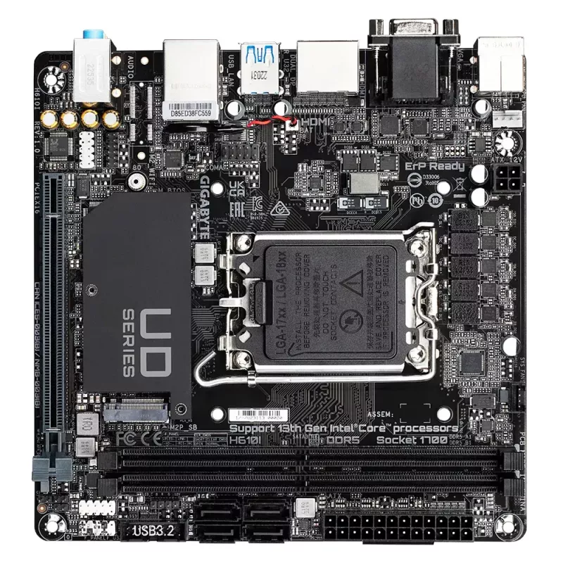 Płyta główna GIGABYTE H610I, Intel H610, LGA 1700, Mini-ITX