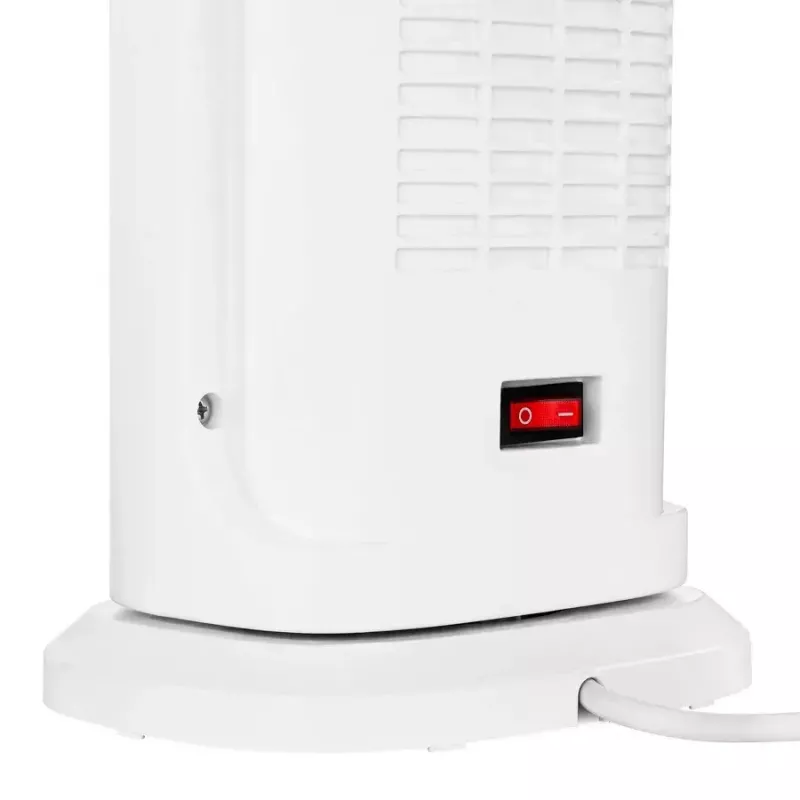 Grzejnik ceramiczny elektryczny NOVEEN PTC2000 — 2000 W, regulowany termostat, wyświetlacz LED, minutnik, pilot, biały