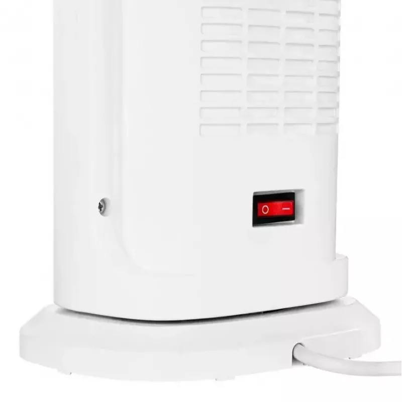 Grzejnik ceramiczny elektryczny NOVEEN PTC2000 — 2000 W, regulowany termostat, wyświetlacz LED, minutnik, pilot, biały
