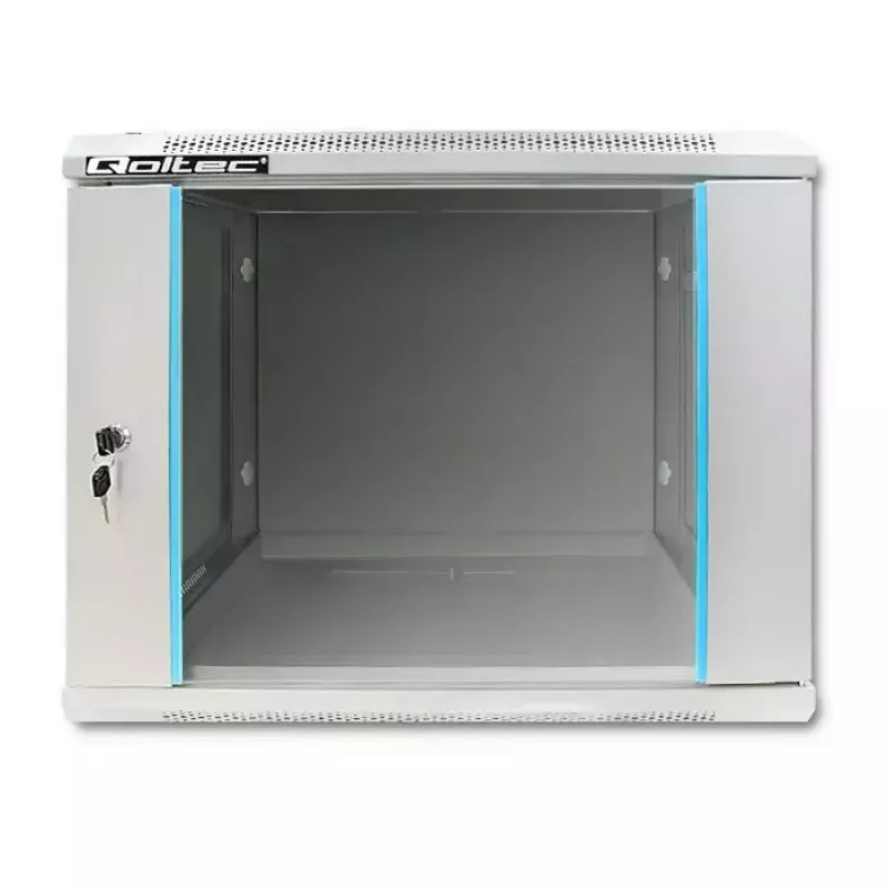 Szafa rack 19 cali QOLTEC 9U model 54484, wymiary 600x500x450 mm