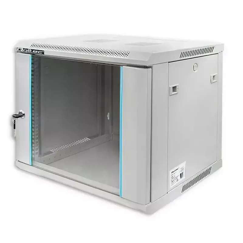 Szafa rack 19 cali QOLTEC 9U model 54484, wymiary 600x500x450 mm