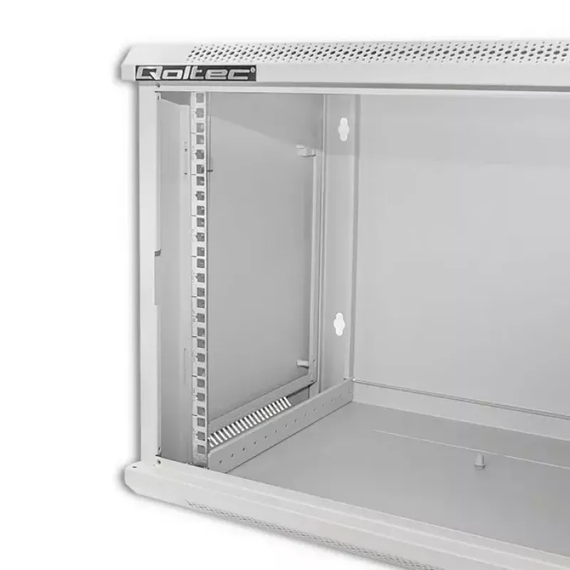 Szafa rack 19 cali QOLTEC 9U model 54484, wymiary 600x500x450 mm