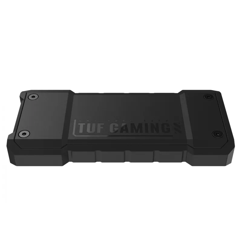 SSD enclosure ASUS TUF Gaming A2 Czarny for M.2 PCIe / SATA, USB 3.2 Gen 2x2 20 Gbit/s, up to 4 TB, aluminium, IP68