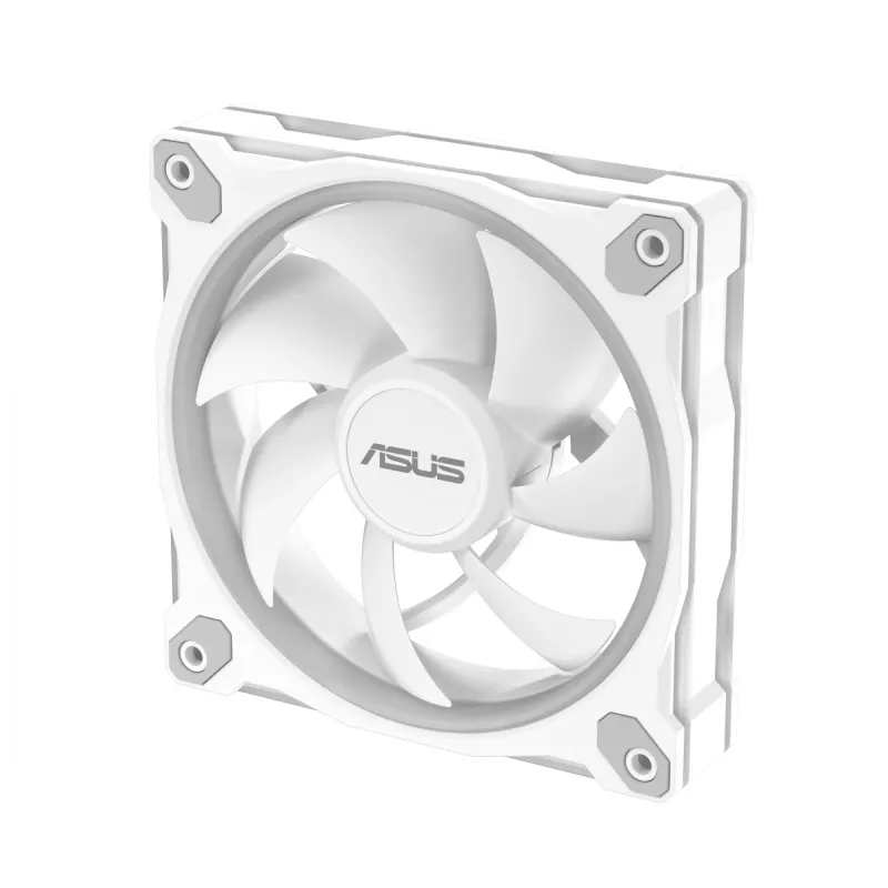 Wentylator obudowy ASUS Prime MR120 ARGB biały 120 mm, 1600 RPM, PWM, łożysko ślizgowe, 58 CFM