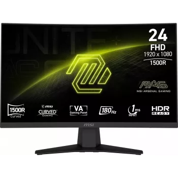 Monitor komputerowy MSI MAG 244C 59,9 cm (23,6 cala) 1920 x 1080 pikseli Full HD LCD Czarny