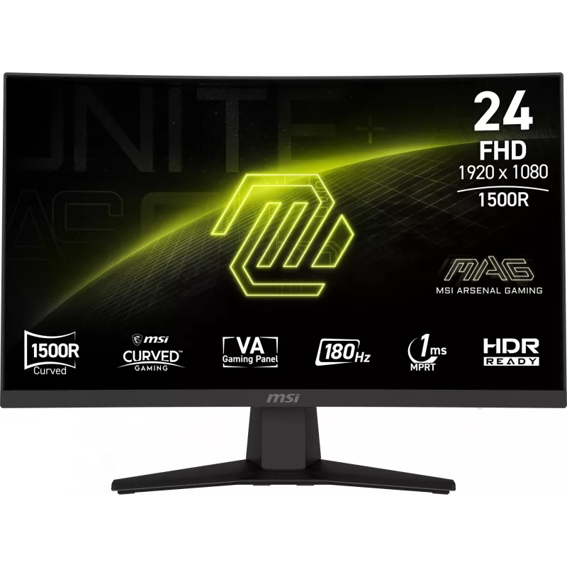 Monitor komputerowy MSI MAG 244C 59,9 cm (23,6 cala) 1920 x 1080 pikseli Full HD LCD Czarny