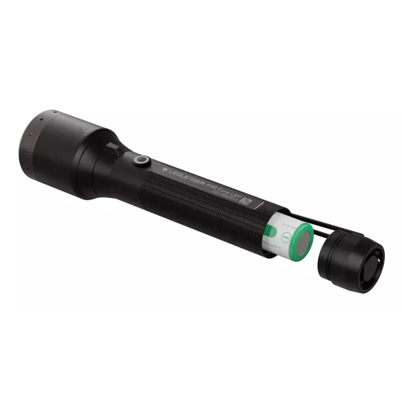 Latarka ręczna Led Lenser 502987, kompaktowy aluminiowy korpus, 1000 lm, akumulator Li‑Ion 4800 mAh, IP68, 8000 K, 176 mm, 41 g