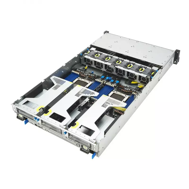 Platforma serwerowa ASUS RS720A-E13-RS24G 2U AMD, 24x wnęki 2,5 cala, 2x CPU SP5, 24 DIMM DDR5, maks. 3 TB, Aspeed AST2600