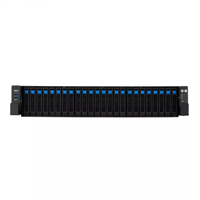Platforma serwerowa ASUS RS720A-E13-RS24G 2U AMD, 24x wnęki 2,5 cala, 2x CPU SP5, 24 DIMM DDR5, maks. 3 TB, Aspeed AST2600