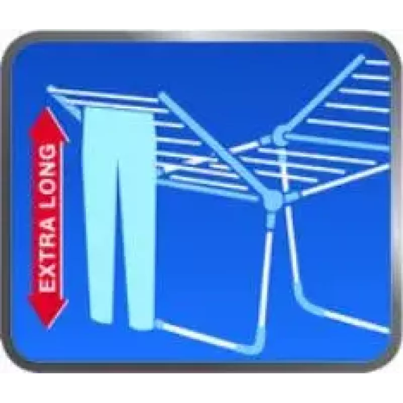 Wolnostojąca suszarka na pranie Leifheit Pegasus 180 Plus — składana suszarka metalowo-plastikowa, 18 m powierzchni suszenia, 870×1570×660 mm