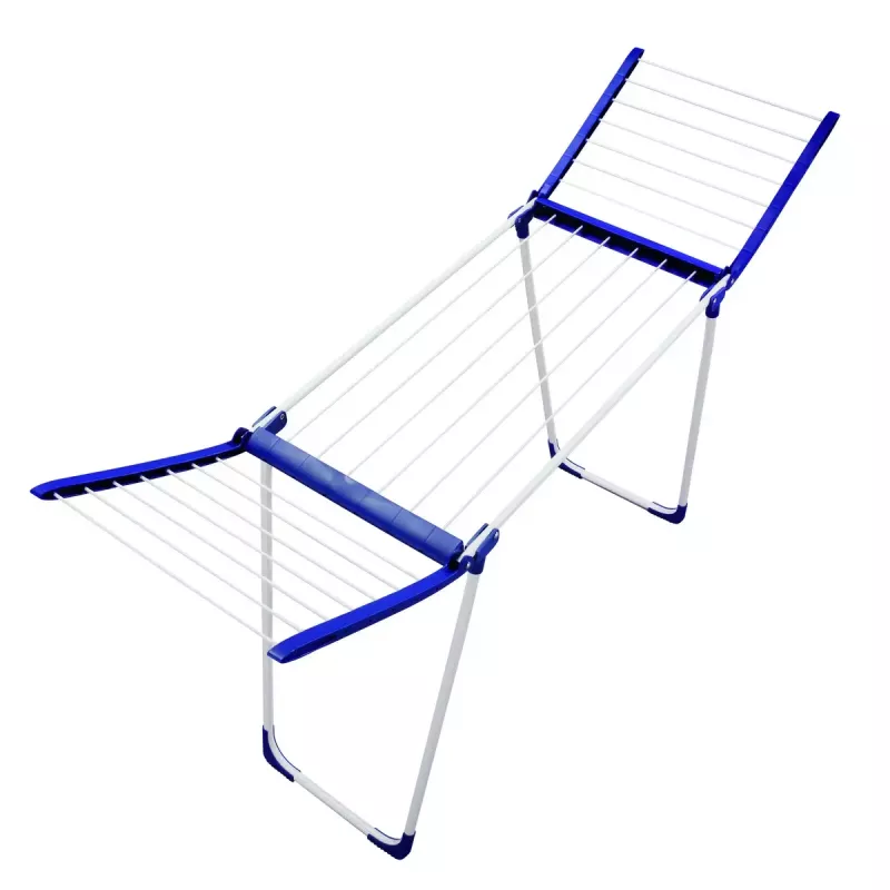 Wolnostojąca suszarka na pranie Leifheit Pegasus 180 Plus — składana suszarka metalowo-plastikowa, 18 m powierzchni suszenia, 870×1570×660 mm