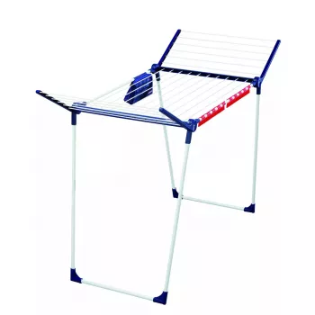Wolnostojąca suszarka na pranie Leifheit Pegasus 180 Plus — składana suszarka metalowo-plastikowa, 18 m powierzchni suszenia, 870×1570×660 mm