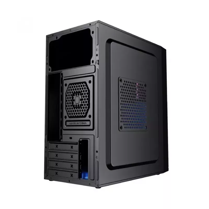 Obudowa PC GEMBIRD Fornax K300 Mini Tower — Mini-ITX/Micro ATX, SPCC, 2,17 kg, USB 3.2, 1 x 2,5 cala zatoka, 4 gniazda rozszerzeń