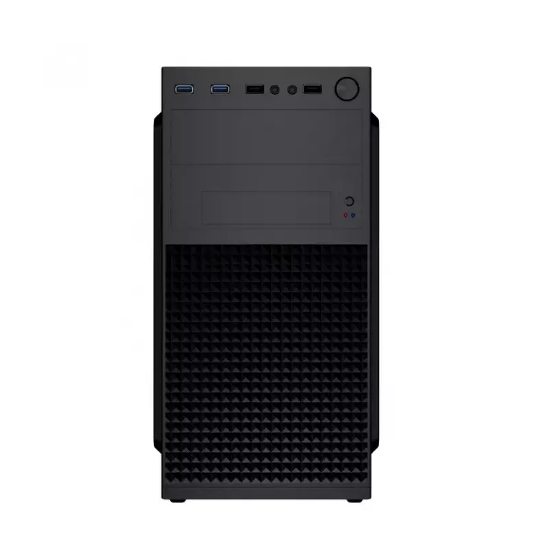 Obudowa PC GEMBIRD Fornax K300 Mini Tower — Mini-ITX/Micro ATX, SPCC, 2,17 kg, USB 3.2, 1 x 2,5 cala zatoka, 4 gniazda rozszerzeń