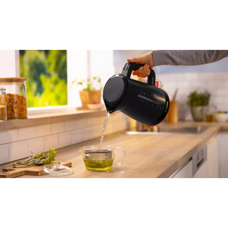 Czajnik elektryczny Bosch MyMoment TWK3M123 — 1,7 l, 2400 W, czarny