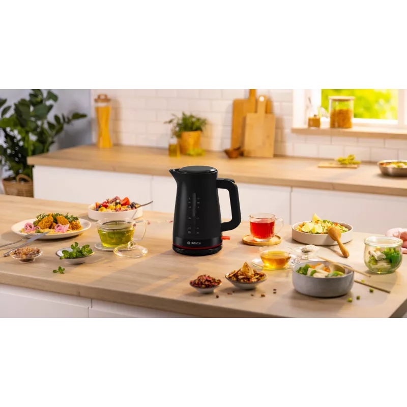 Czajnik elektryczny Bosch MyMoment TWK3M123 — 1,7 l, 2400 W, czarny
