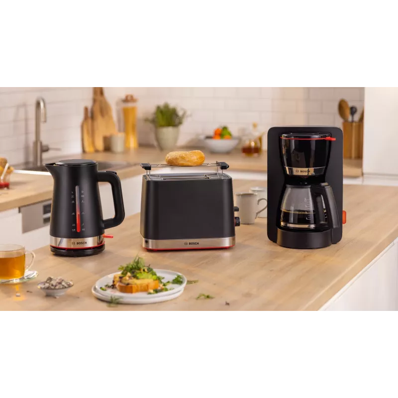 Czajnik elektryczny Bosch MyMoment TWK3M123 — 1,7 l, 2400 W, czarny