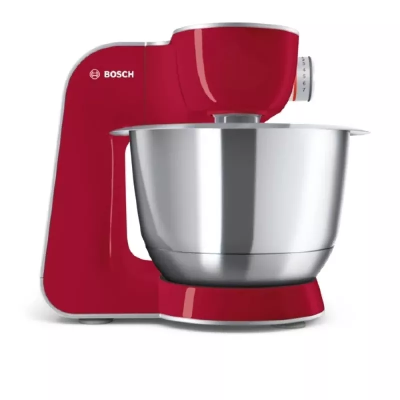 Robot kuchenny Bosch MUM58720 1000 W 3,9 L szary, czerwony, stal nierdzewna