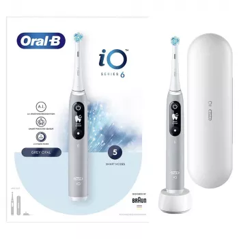 Szczoteczka elektryczna Oral-B iO Rotacyjna szczoteczka do zębów Szara