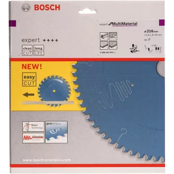 Bosch 2608642493 Expert for Multi Material tarcza do pił tarczowych, 216 mm, otwór 30 mm, 64 zęby