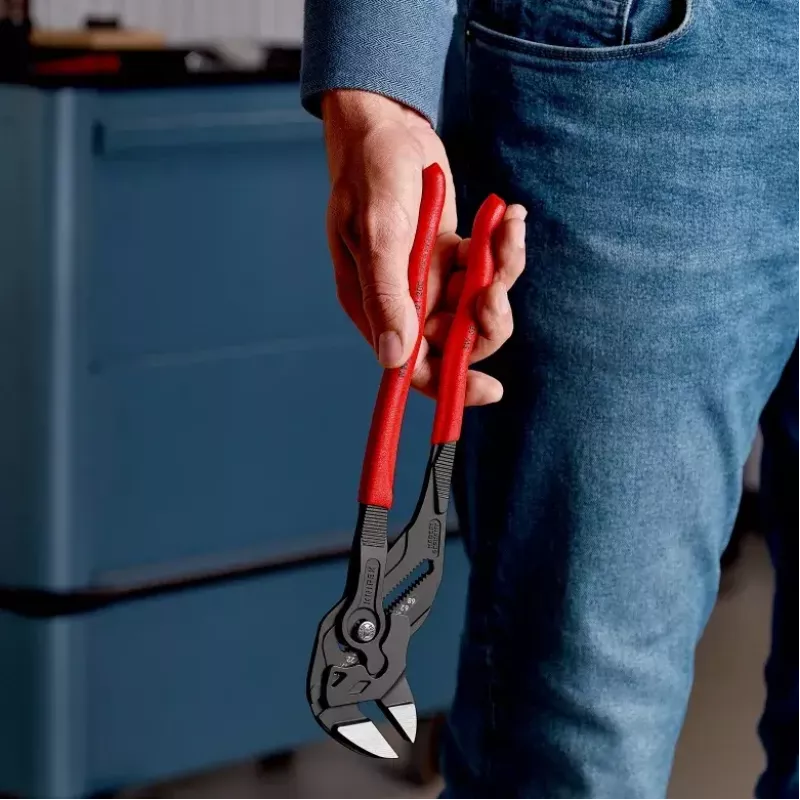 Szczypce Knipex 86 01 300 Grubość szczęk 9,5 mm Maksymalny rozmiar nakrętki 6,8 cm