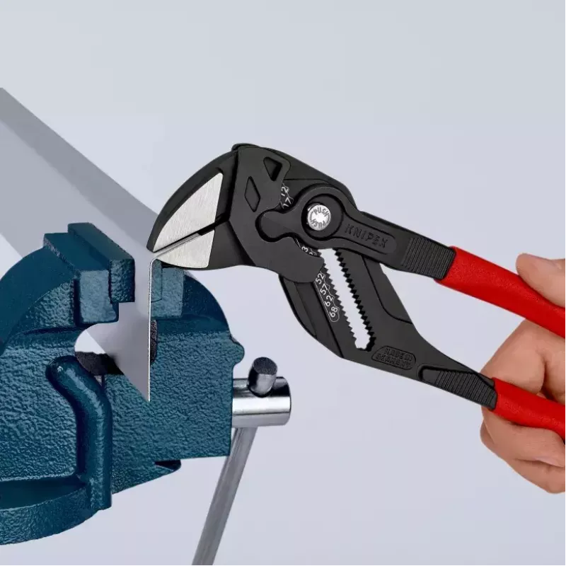 Szczypce Knipex 86 01 300 Grubość szczęk 9,5 mm Maksymalny rozmiar nakrętki 6,8 cm