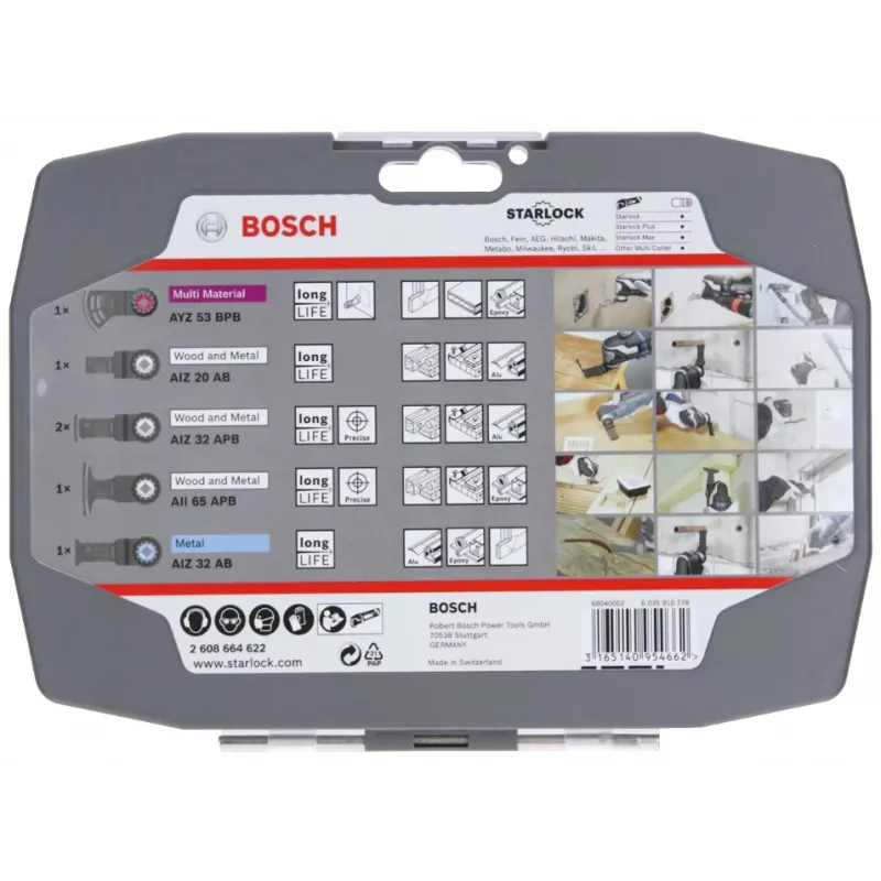 Bosch 2608664622, Czarny, Bosch, Ostrze wymienne Bosch 2608664622. Kolor produktu: Czarny, Kompatybilność marki: Bosch, Rodzaj produktu: Ostrze wymienne