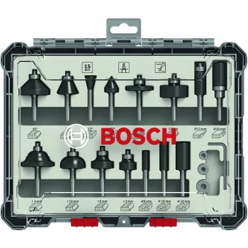 Bosch 2 607 017 471 frez zestaw frezów 15 szt.