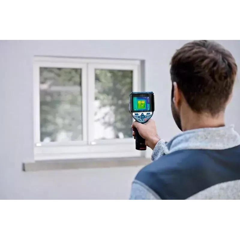 Bosch GTC 600 C Równoważna szumowi różnica temperatur (NETD) IR Czarny, Niebieski 256 x 192 pikseli Wbudowany wyświetlacz LCD
