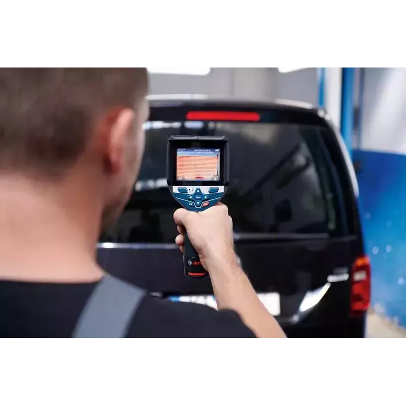 Bosch GTC 600 C Równoważna szumowi różnica temperatur (NETD) IR Czarny, Niebieski 256 x 192 pikseli Wbudowany wyświetlacz LCD