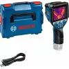 Bosch GTC 600 C Równoważna szumowi różnica temperatur (NETD) IR Czarny, Niebieski 256 x 192 pikseli Wbudowany wyświetlacz LCD