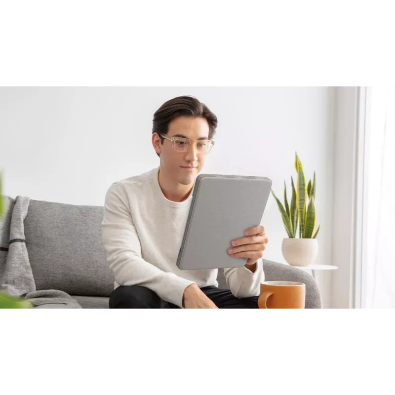 LOGITECH Combo Touch - piaskowy do iPad Pro 12,9 cala (5. generacja) - US International Qwerty
