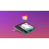 LOGITECH Combo Touch - piaskowy do iPad Pro 12,9 cala (5. generacja) - US International Qwerty