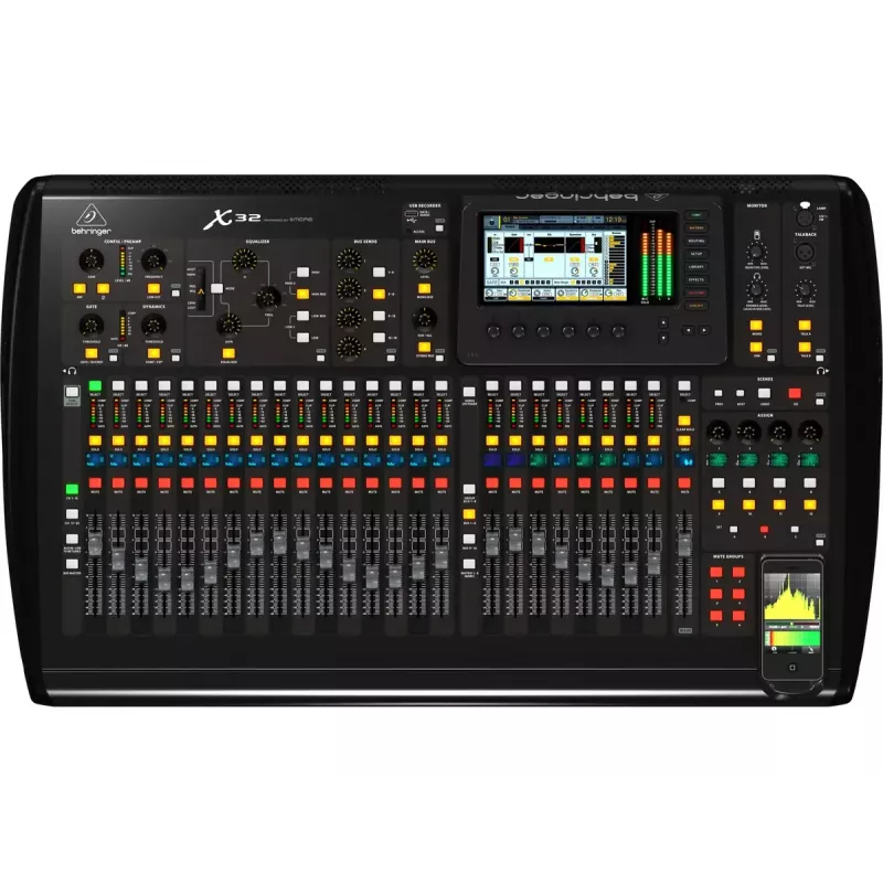 Behringer X32 mikser audio 40 kanałów 10 - 22000 Hz Czarny
