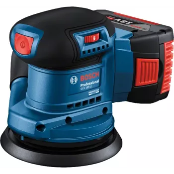 Bosch GEX 185-LI Professional Szlifierka mimośrodowa 10000 OPM Niebieski
