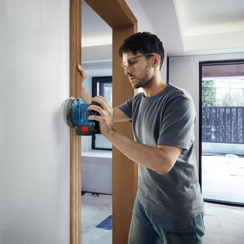 Bosch GEX 185-LI Professional Szlifierka mimośrodowa 10000 OPM Niebieski