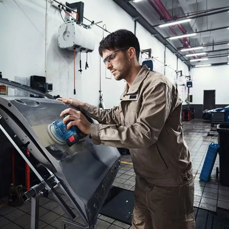Bosch GEX 185-LI Professional Szlifierka mimośrodowa 10000 OPM Niebieski