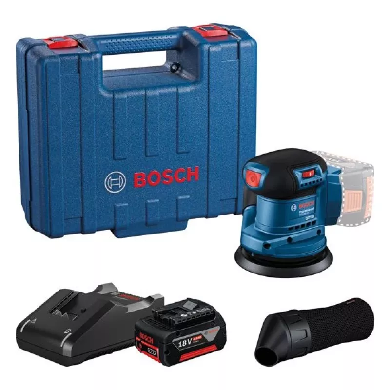 Bosch GEX 185-LI Professional Szlifierka mimośrodowa 10000 OPM Niebieski