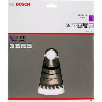 Bosch Tarcze do pilarki tarczowej Multi Material, aluminium, 21 cm, Bosch, 235 g, 1 szt.
