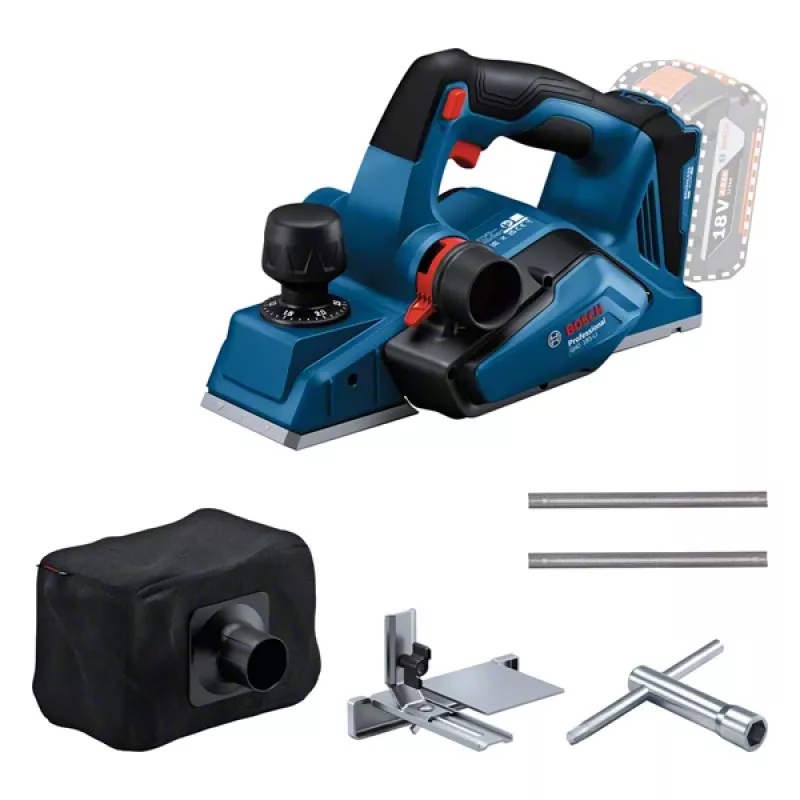 Bosch GHO 185-LI Czarny, Niebieski 14000 RPM