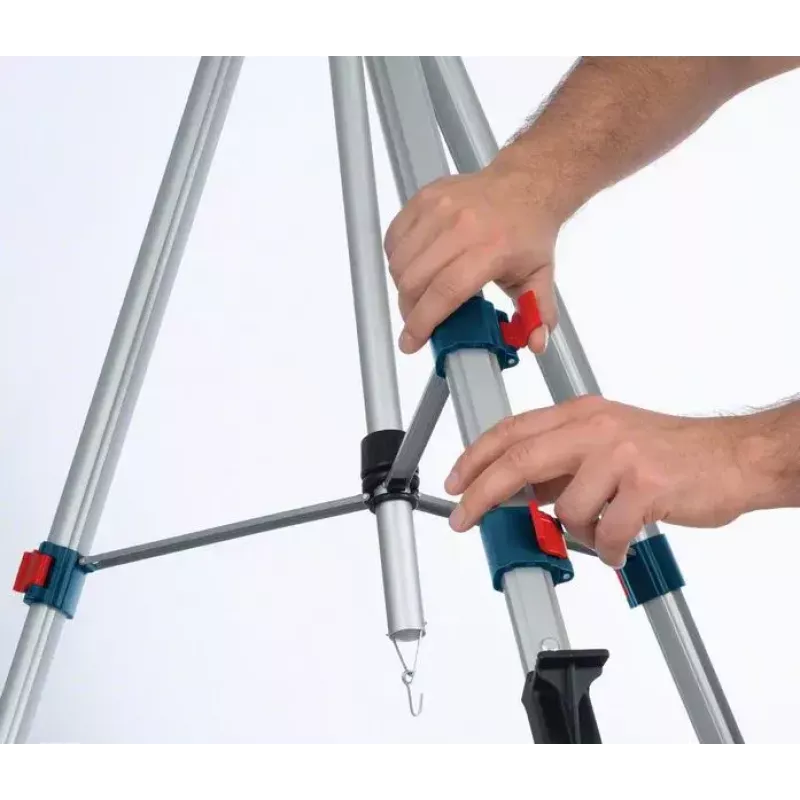 Bosch BT 250 Professional statyw Poziomica laserowa 3 nóg Niebieski, Biały