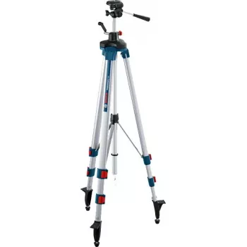 Bosch BT 250 Professional statyw Poziomica laserowa 3 nóg Niebieski, Biały