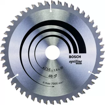 Tarcze do piły tarczowej Bosch Optiline Wood, drewno, 30.5 cm, Bosch, 640 g, 1 szt.