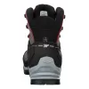 Salewa MTN Trainer Mid GTX Męskie Dorosłe Węgiel Szary Czerwony Skóra Zamsz Vibram
