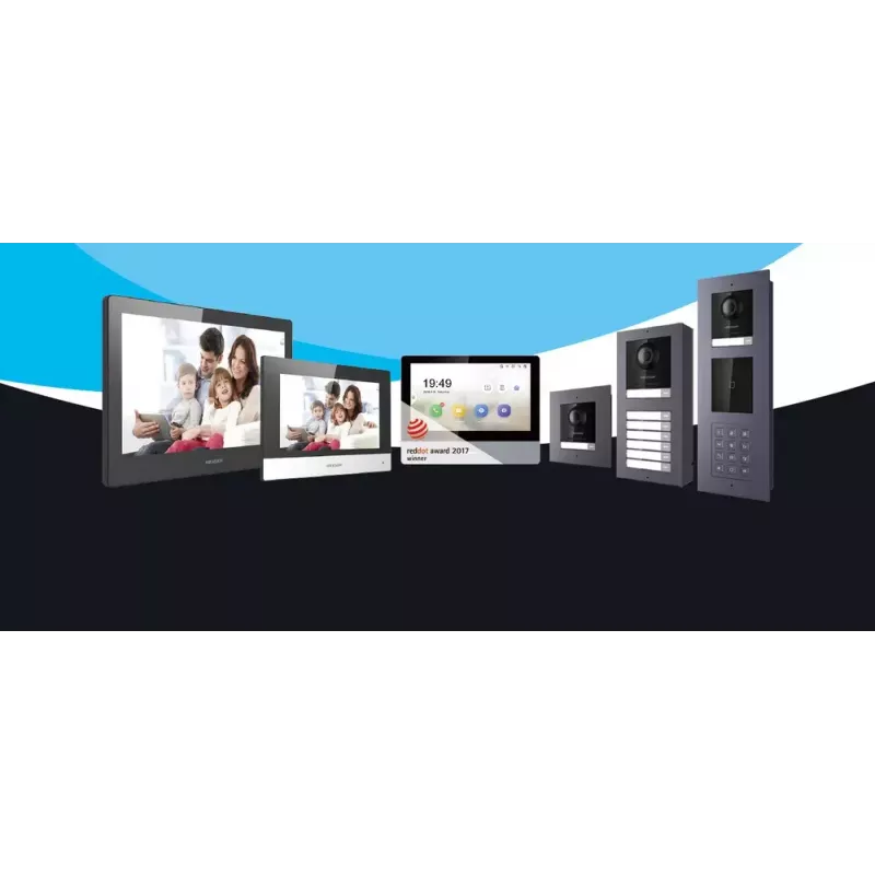 System wideodomofonowy Hikvision DS-KV8213-WME1(C) 2 MP szary