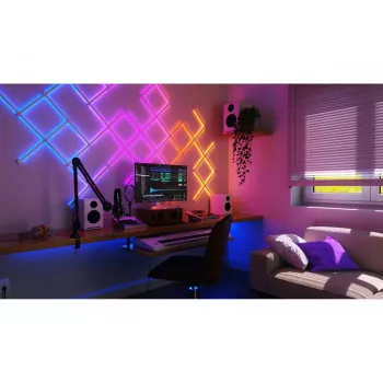 Zestaw rozszerzający Nanoleaf Lines Squared Inny Biały RGB IP20